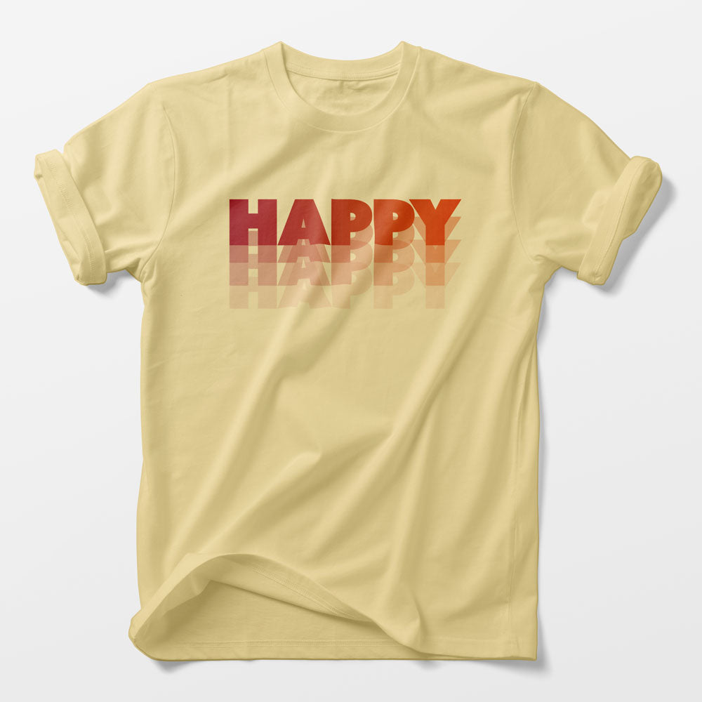 Happy - Unisex Classic Crew T-Shirt