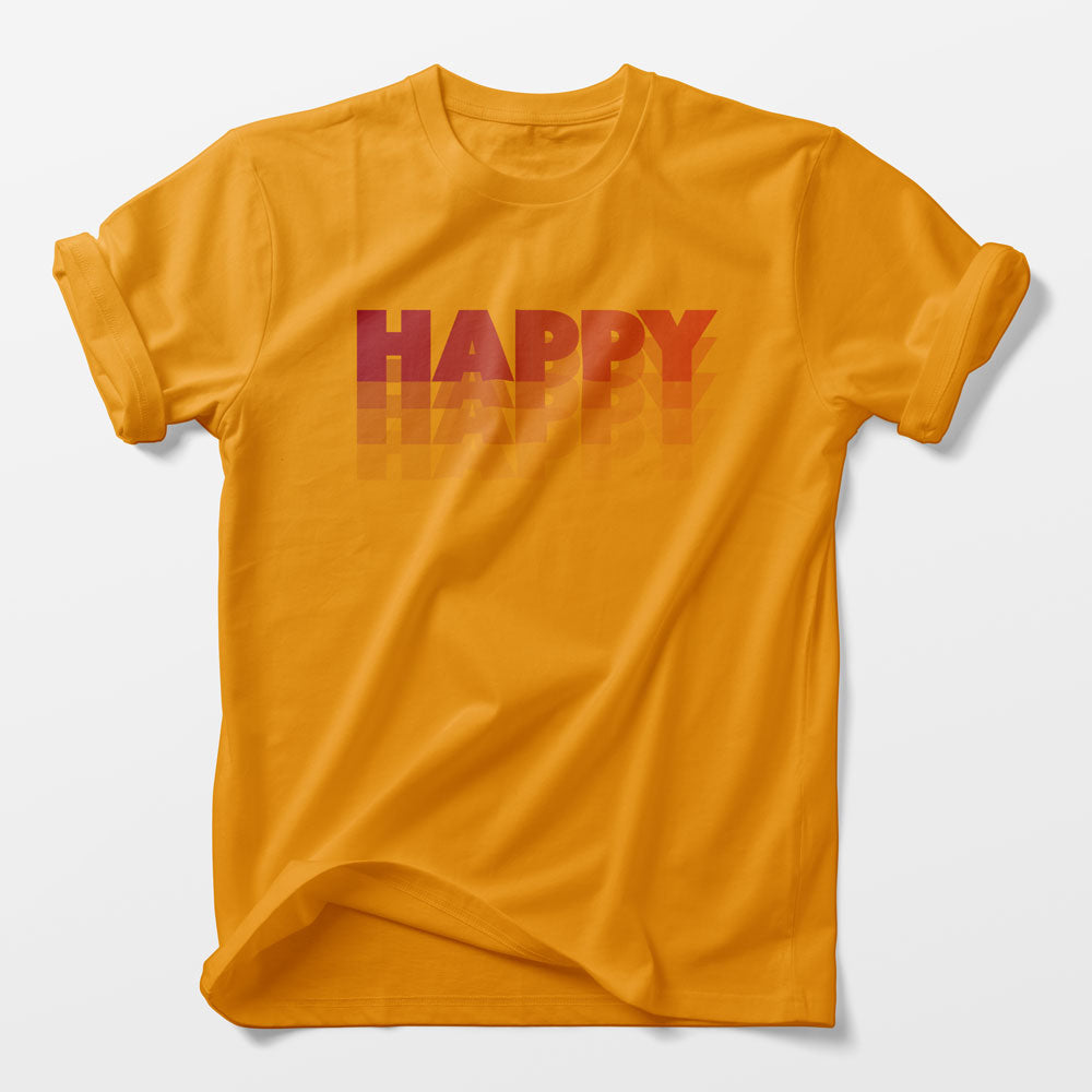 Happy - Unisex Classic Crew T-Shirt