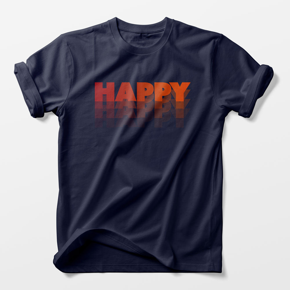 Happy - Unisex Classic Crew T-Shirt