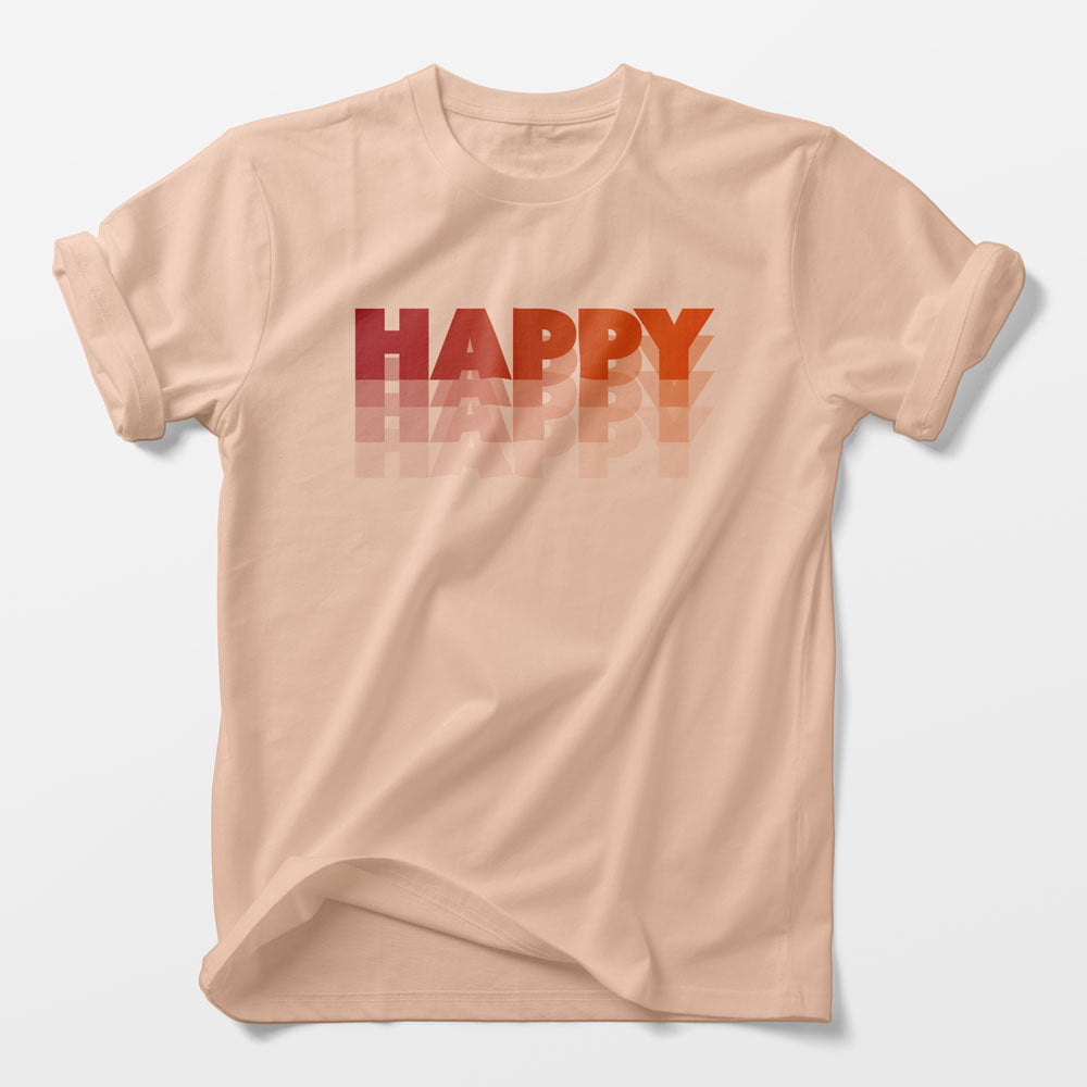 Happy - Unisex Classic Crew T-Shirt