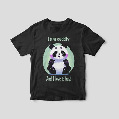 I am Cuddly Panda T-Shirt - Kids