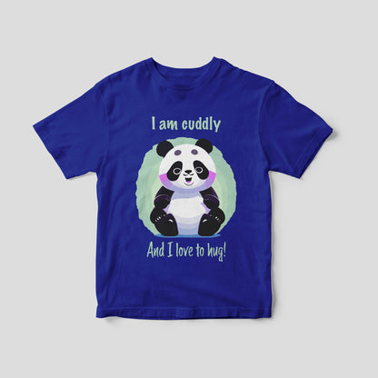 I am Cuddly Panda T-Shirt - Kids